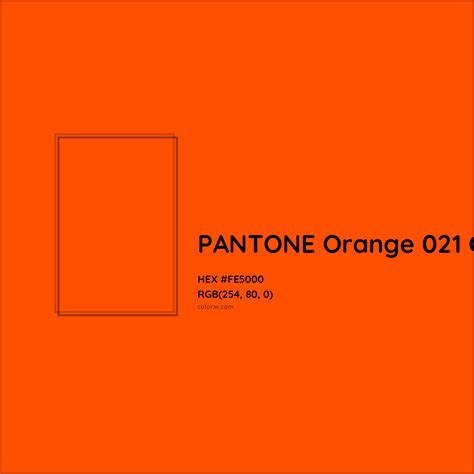 orange pantone color code.